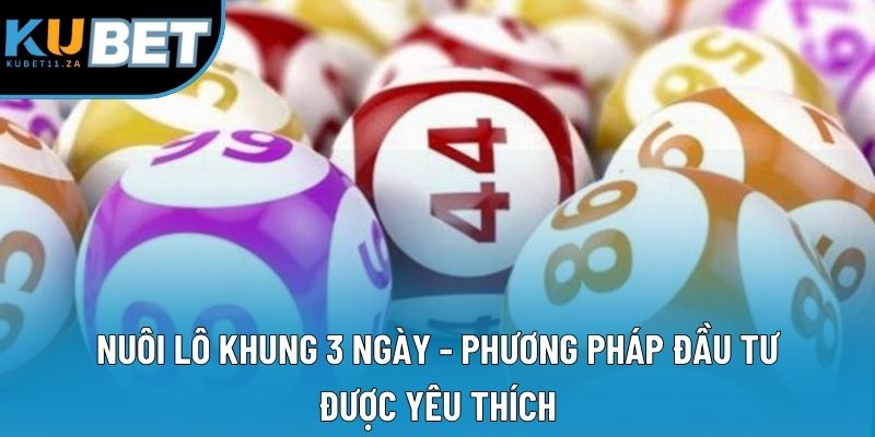 Nuôi Lô Khung 3 Ngày Cùng Những Kiến Thức Trọng Tâm Cho Người Chơi 1 Nuôi Lô Khung 3 Ngày - Phương Pháp Đầu Tư Được Yêu Thích