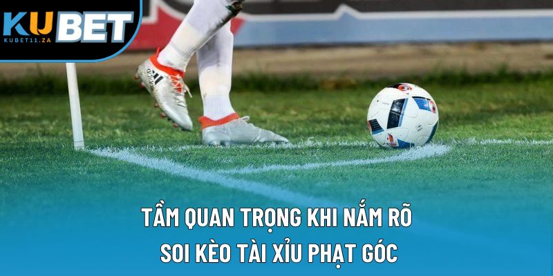 Tầm quan trọng khi nắm rõ soi kèo tài xỉu phạt góc
